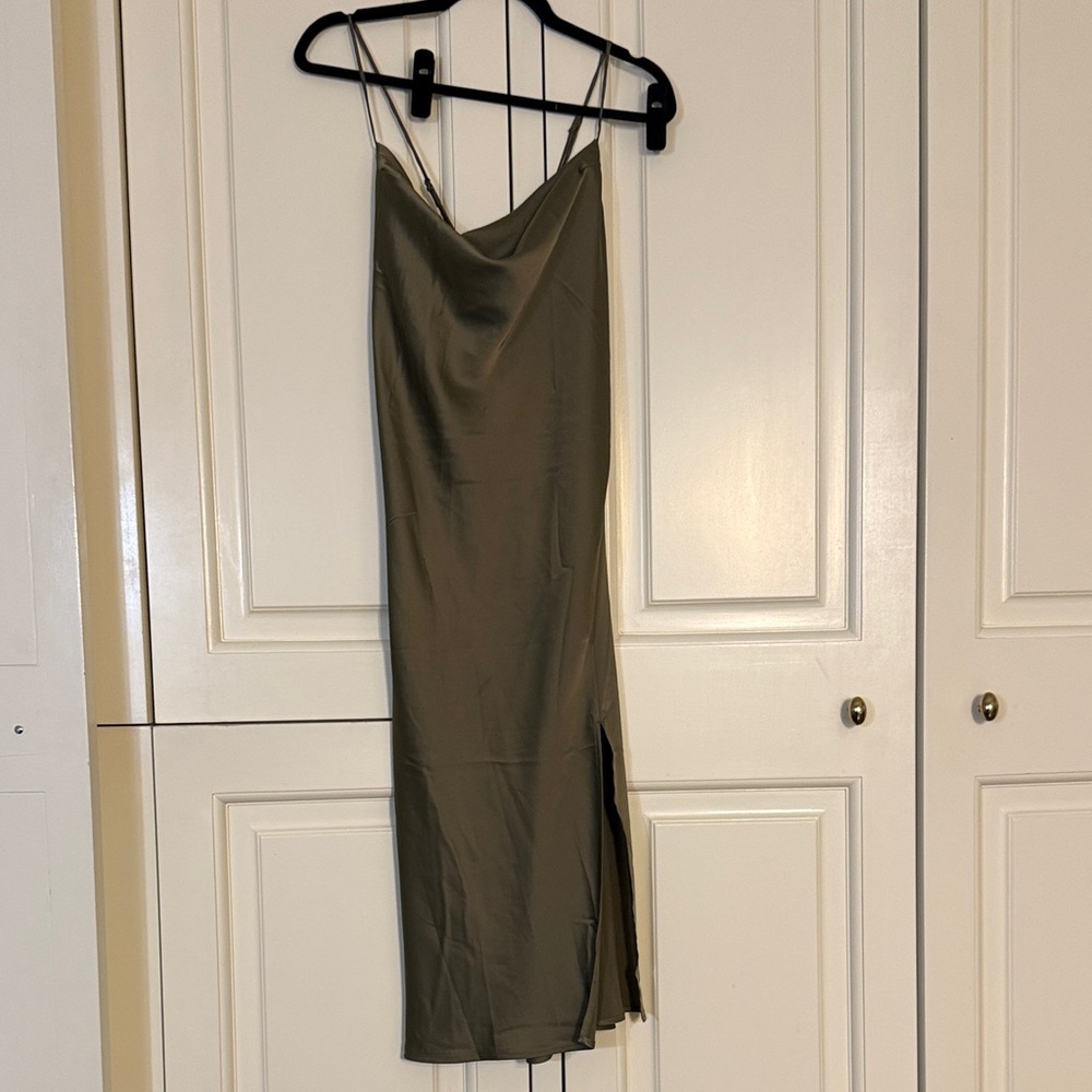 Banana Republic Olive Midi Dress
